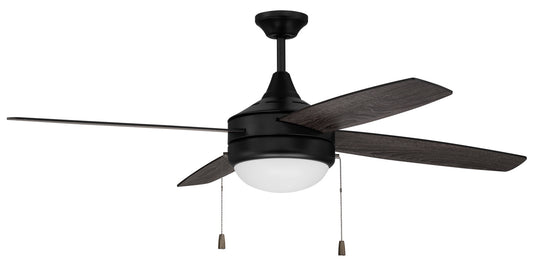 Phaze 4 52" Ceiling Fan in Flat Black