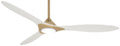 Sleek 60"Ceiling Fan in Soft Brass