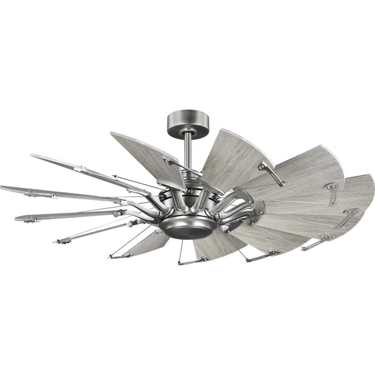 Progress Lighting - P250065-081 - 52" Ceiling Fan - Springer - Antique Nickel