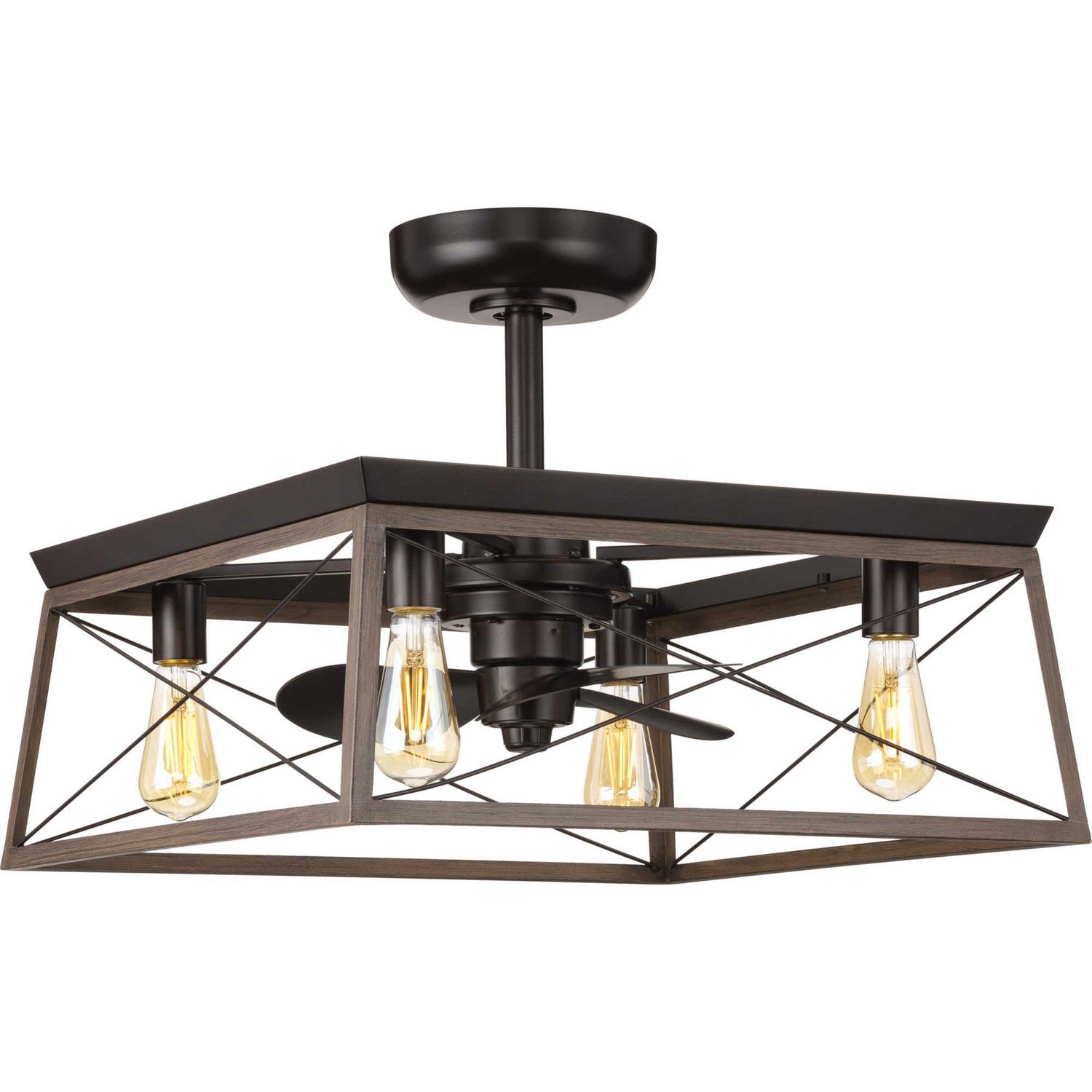 Progress Lighting - P250067-020-WB - 22" Ceiling Fan - Briarwood - Antique Bronze