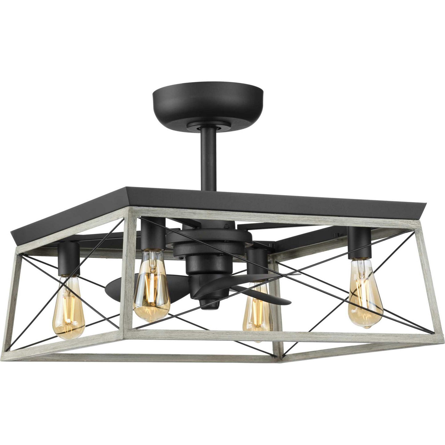 Progress Lighting - P250067-143-WB - 22" Ceiling Fan - Briarwood - Graphite
