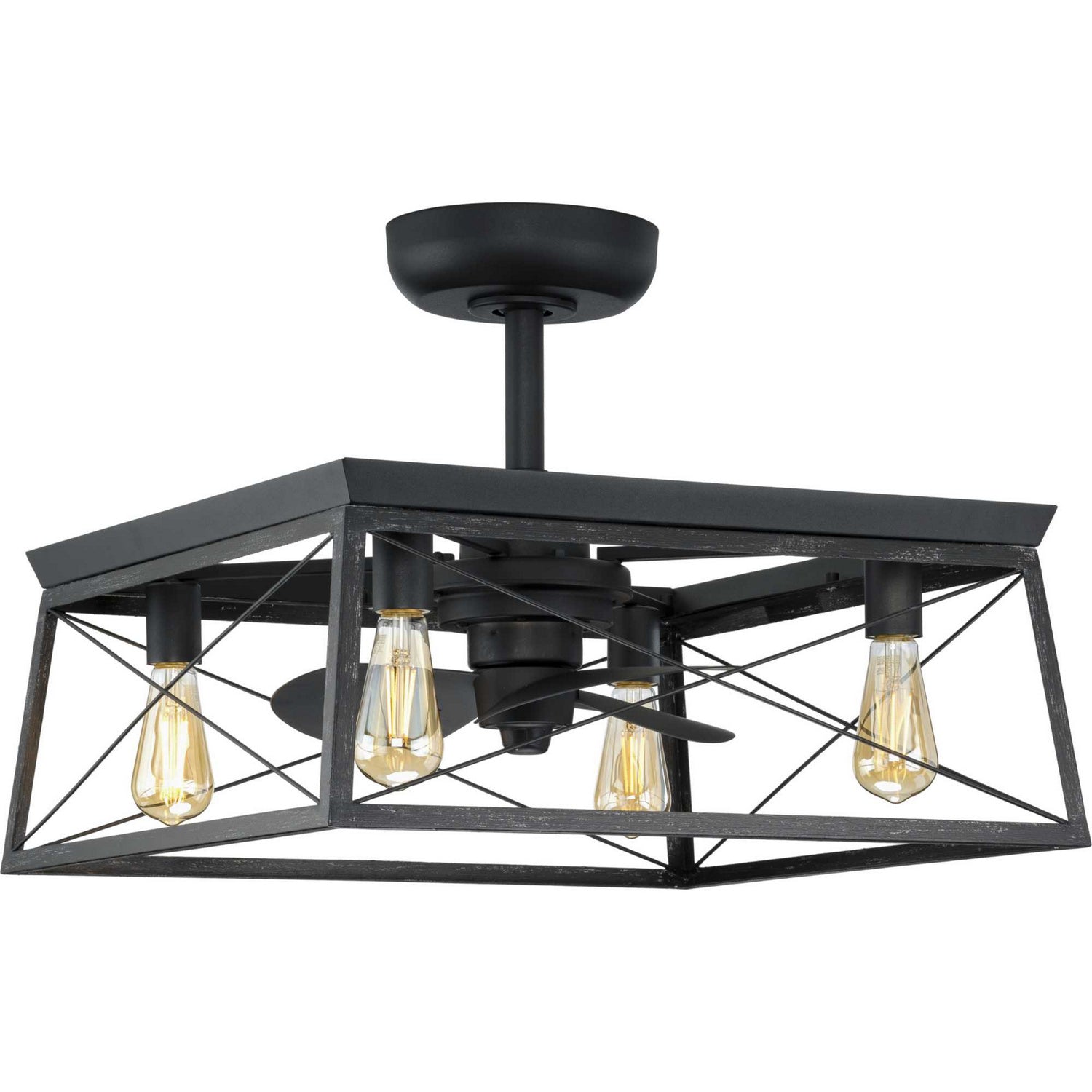 Progress Lighting - P250067-31M-WB - 22" Ceiling Fan - Briarwood - Matte Black