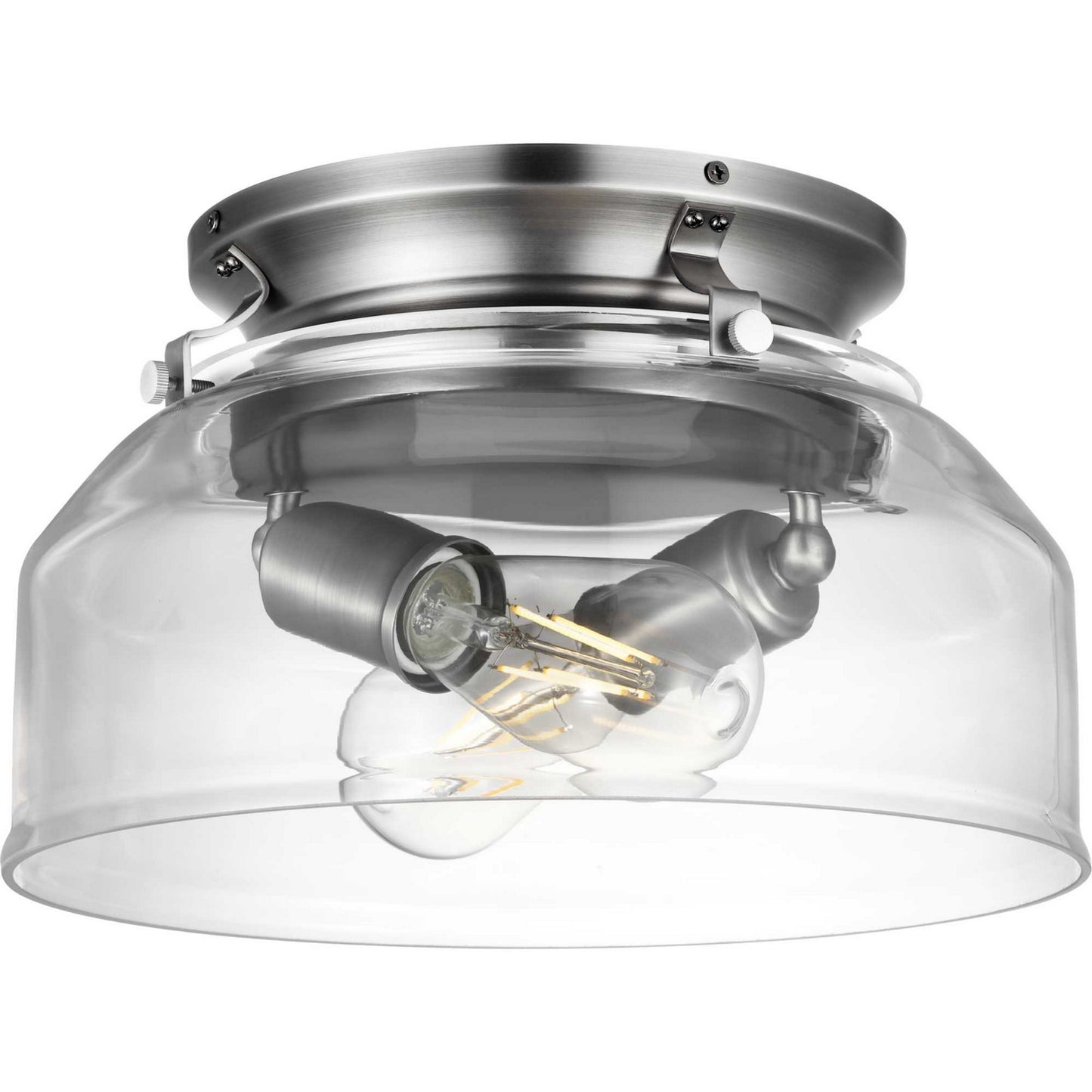 Springer Two Light Fan Light Kit in Antique Nickel