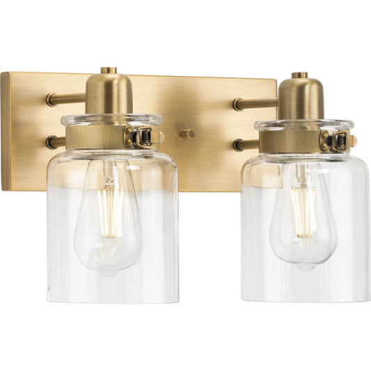 Calhoun Two Light Bath Bracket in Vintage Brass