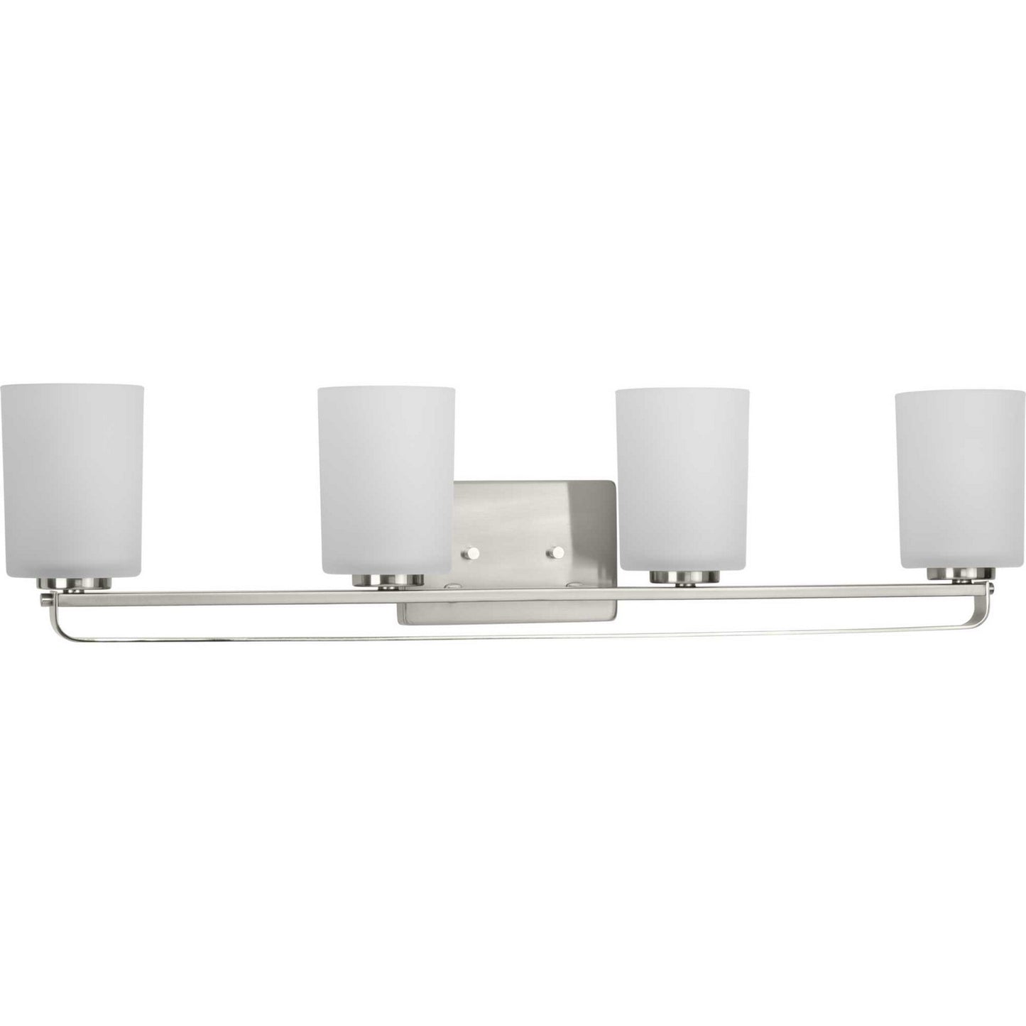 League Four Light Bath Bracket in Brushed Nickel