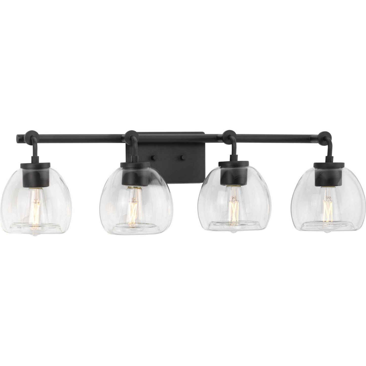 Caisson Four Light Bath Bracket in Graphite