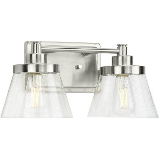 Progress Lighting - P300349-009 - Two Light Bath Bracket - Hinton - Brushed Nickel