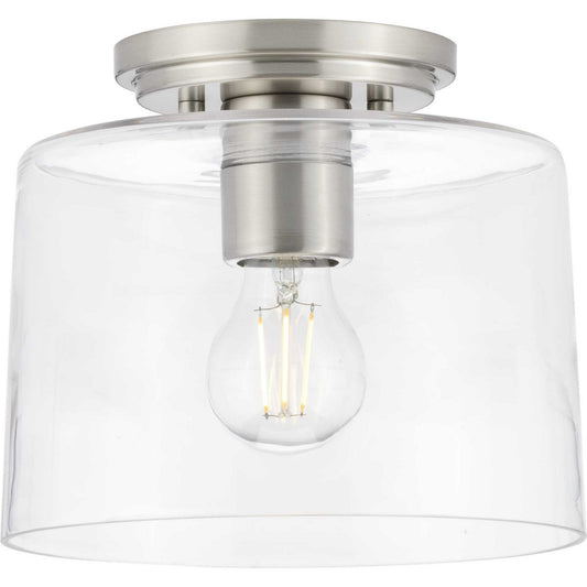 Adley One Light Flush Mount in Brushed Nickel