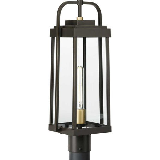 Walcott One Light Post Lantern in Antique Bronze