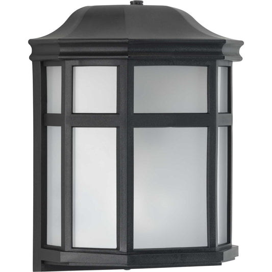 Milford Non-Metallic Lantern One Light Wall Lantern in Black