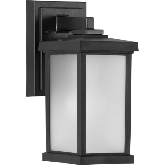 Trafford Non-Metallic Lantern One Light Wall Lantern in Black