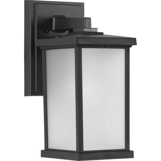 Trafford Non-Metallic Lantern One Light Wall Lantern in Black