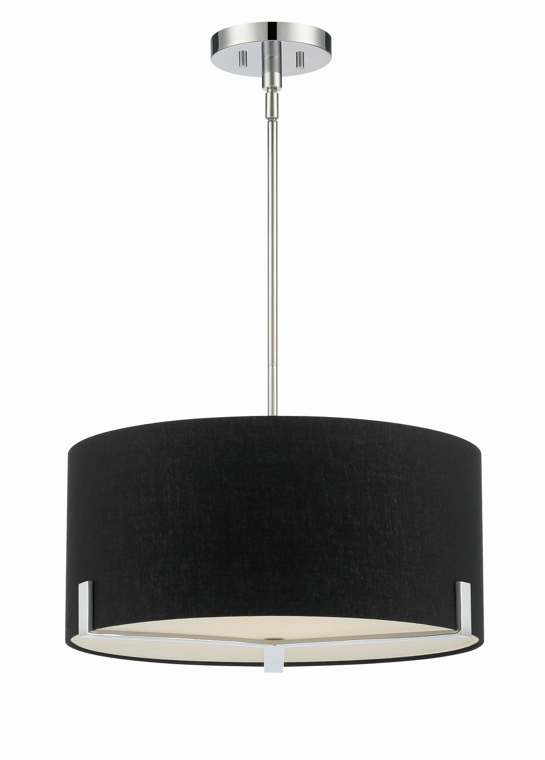 Westboro Boulevard Three Light Pendant in Chrome