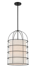 Gateway Park Four Light Pendant in Coal