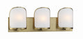 Bishop Crossing Three Light Bath in Soft Brass