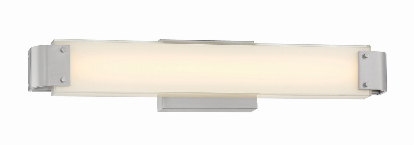 Round-A-Bout LED Bath Light in Brushed Nickel