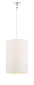 Palmetto Four Light Pendant in Polished Nickel
