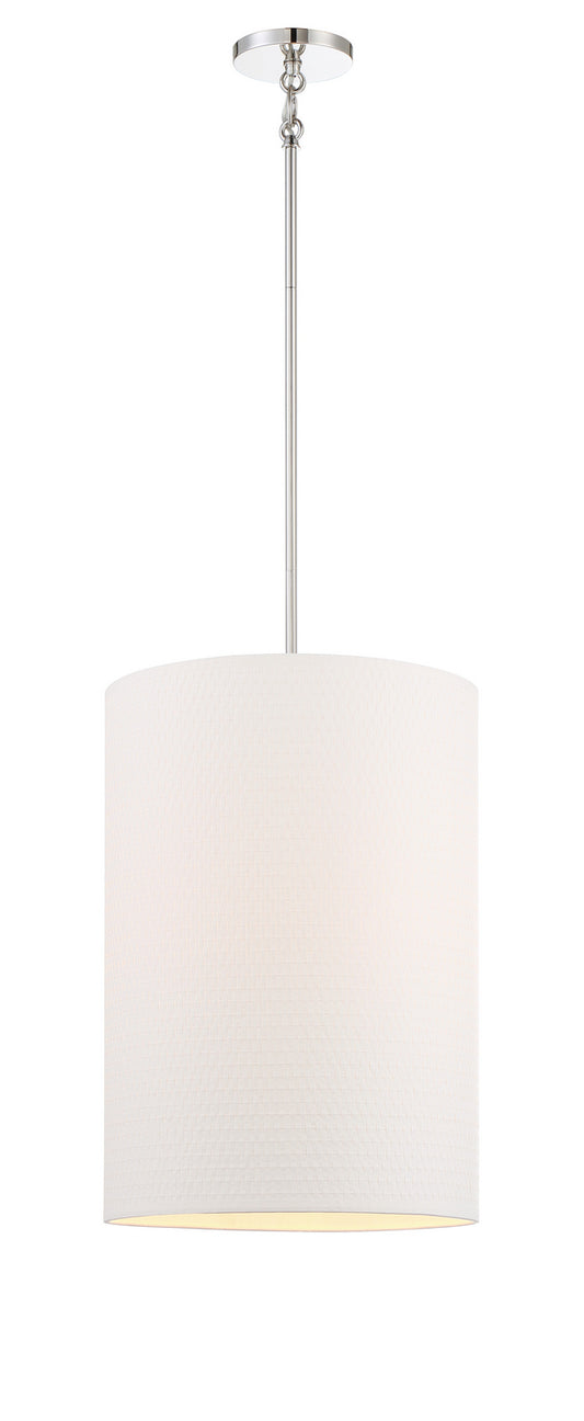 Palmetto Four Light Pendant in Polished Nickel