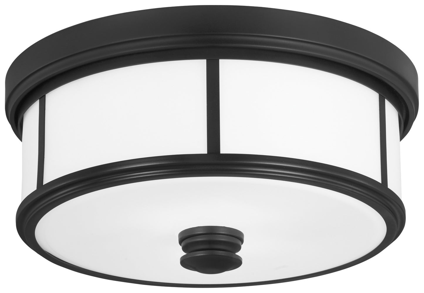 Harbour Point Two Light Ceiling Mount in Coal