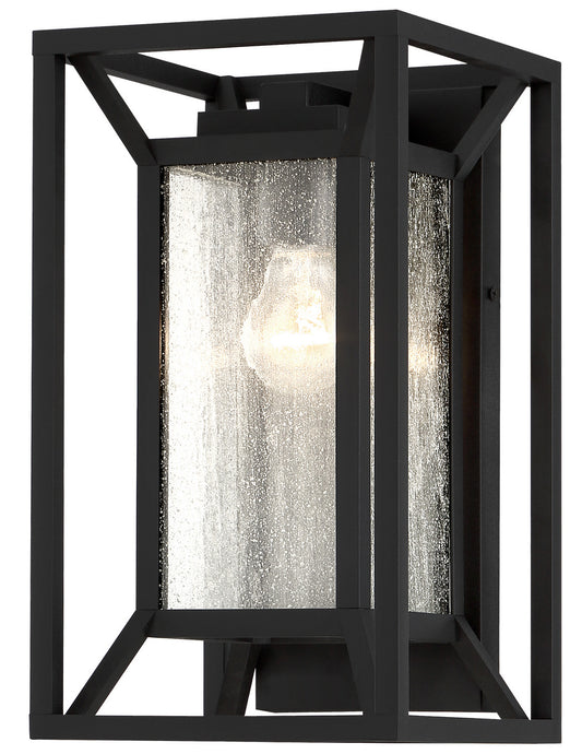 Harbor View One Light Outdoor Wall Mount in Sand Coal