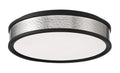 LED Flush Mount in Coal And Brushed Nickel