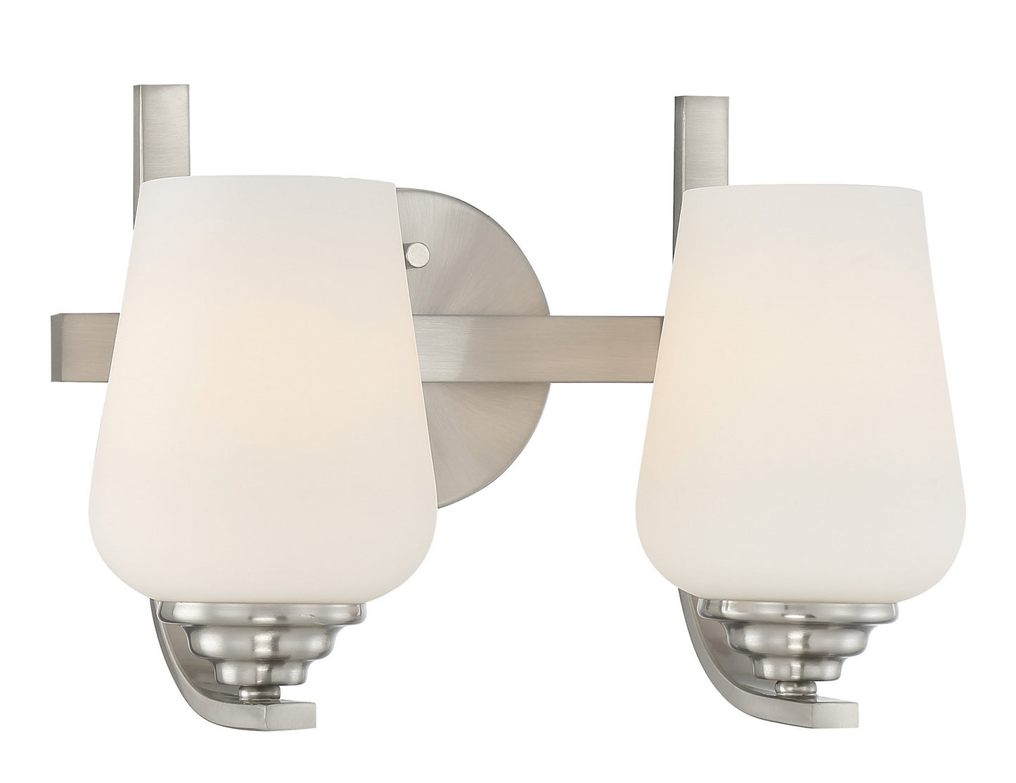 Shyloh Two Light Bath in Brushed Nickel
