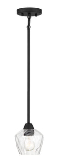 Camrin One Light Pendant / Semi Flush in Coal