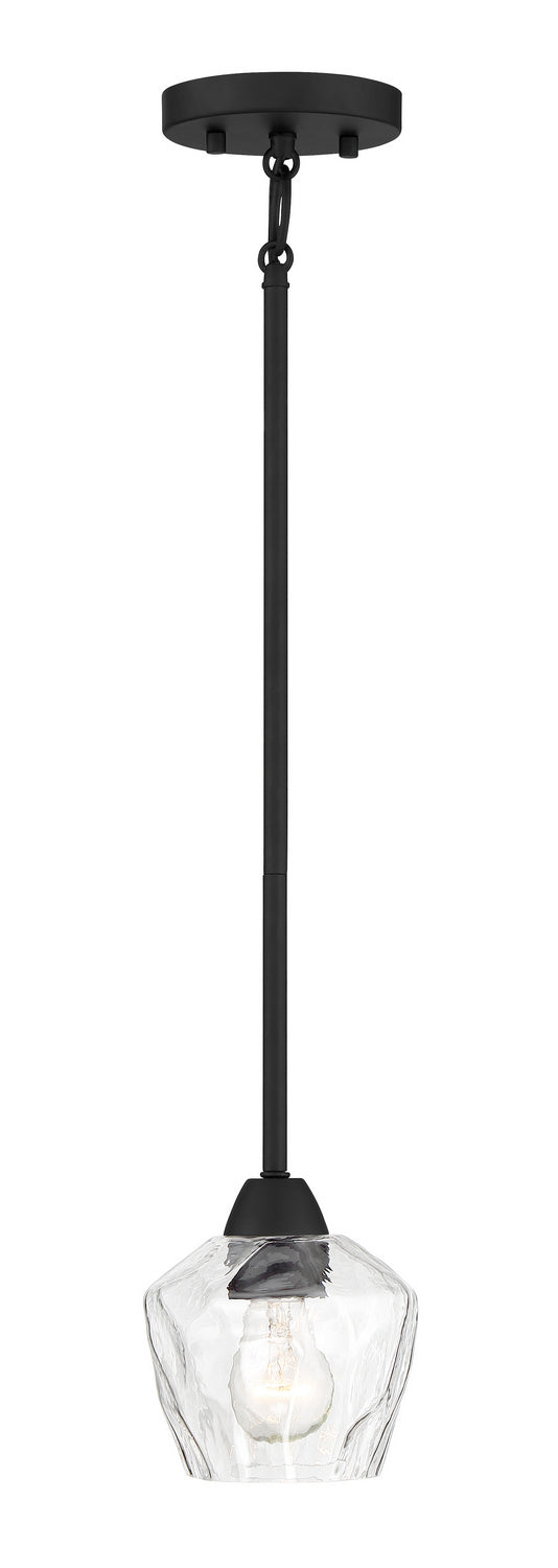 Camrin One Light Pendant / Semi Flush in Coal