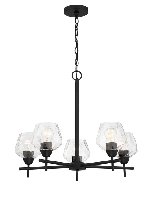 Camrin Five Light Chandelier in Coal