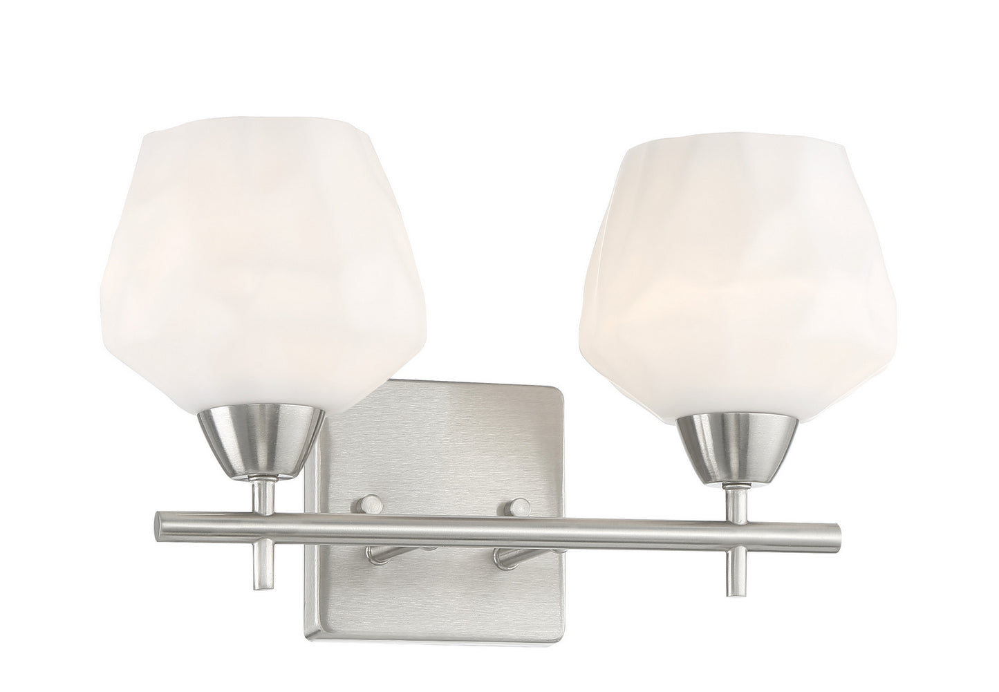 Camrin Two Light Bath in Brushed Nickel