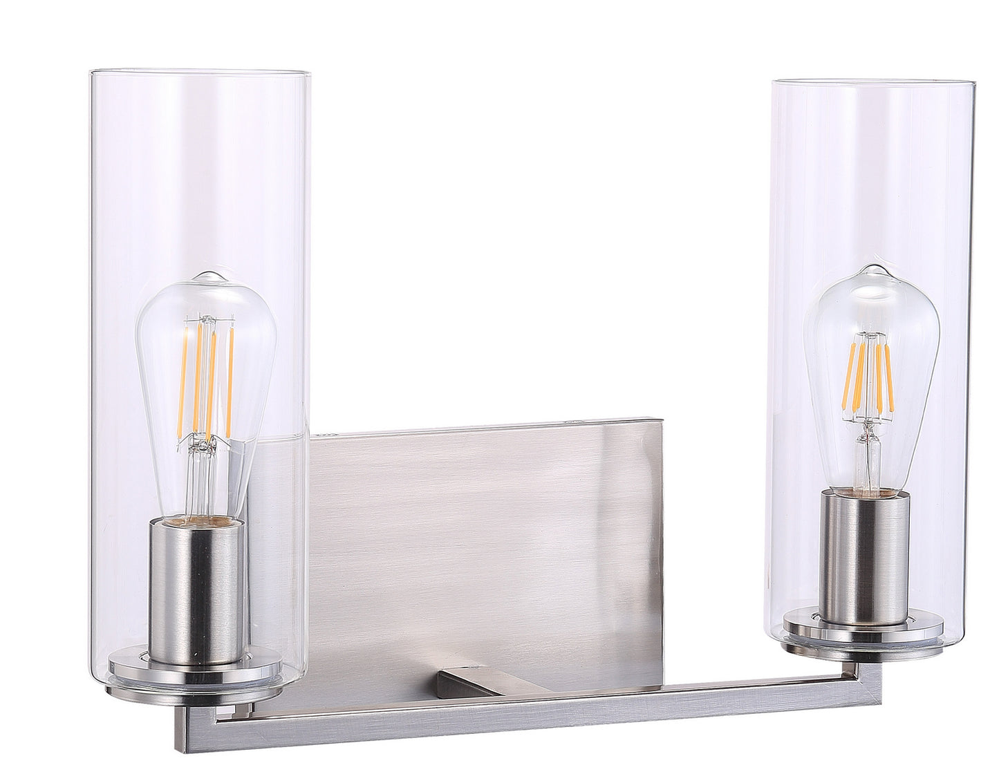 Acacia Two Light Bath in Brushed Nickel