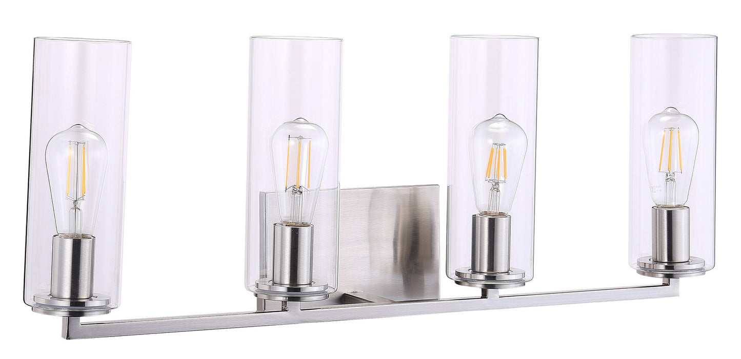 Acacia Four Light Bath in Brushed Nickel