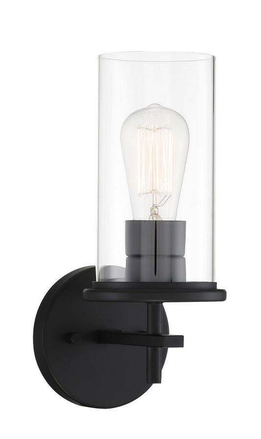Haisley One Light Bath Bar in Coal