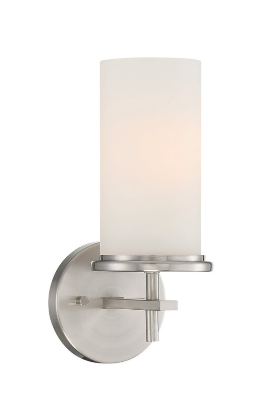 Haisley One Light Bath Bar in Brushed Nickel