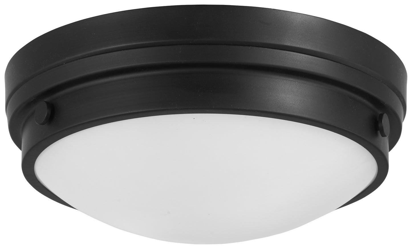 Two Light Flush Mount in Coal