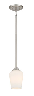 Shyloh One Light Pendant / Semi Flush in Brushed Nickel