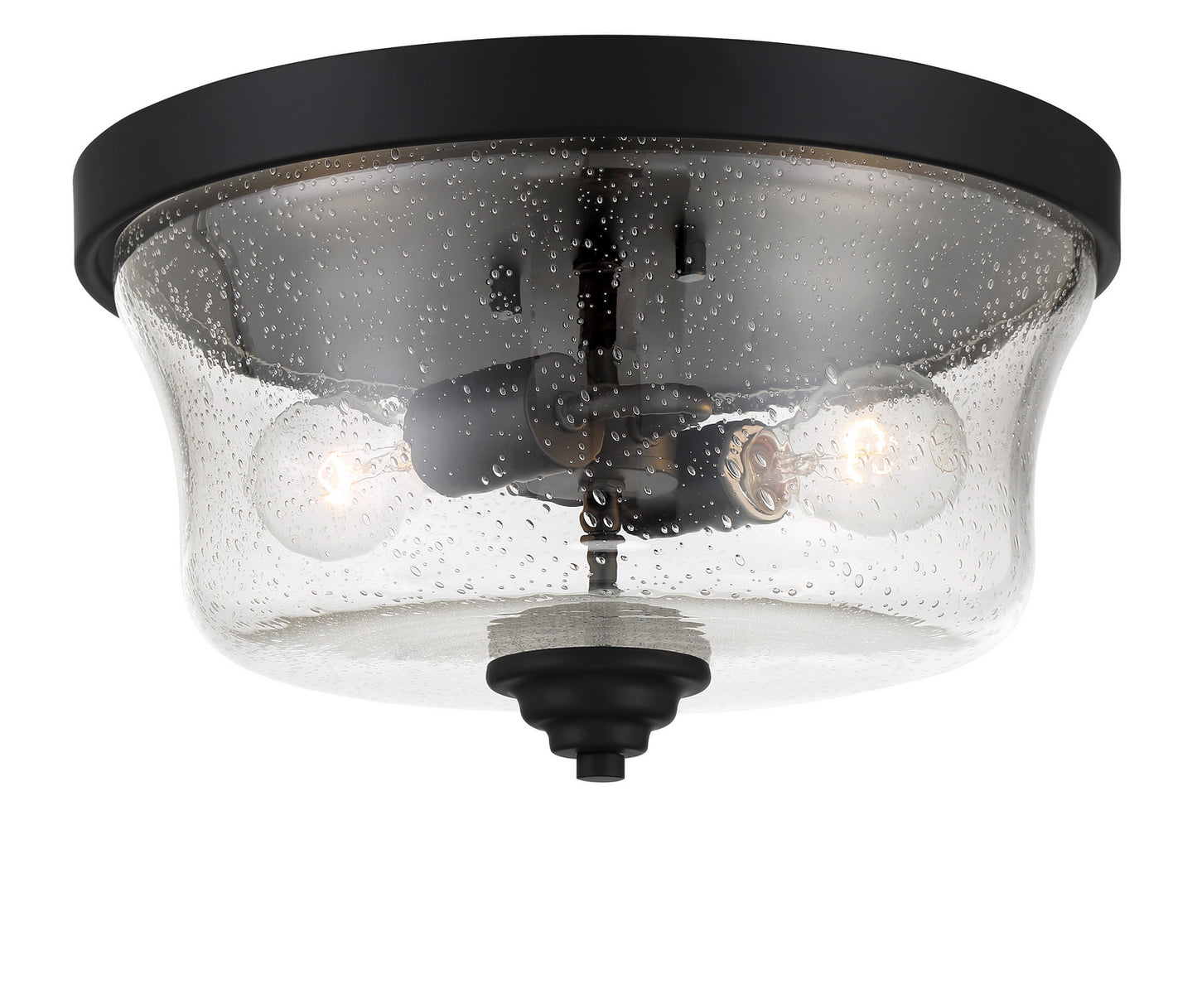Shyloh Two Light Flush Mount in Coal