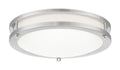 LED Flush Mount in Brushed Nickel