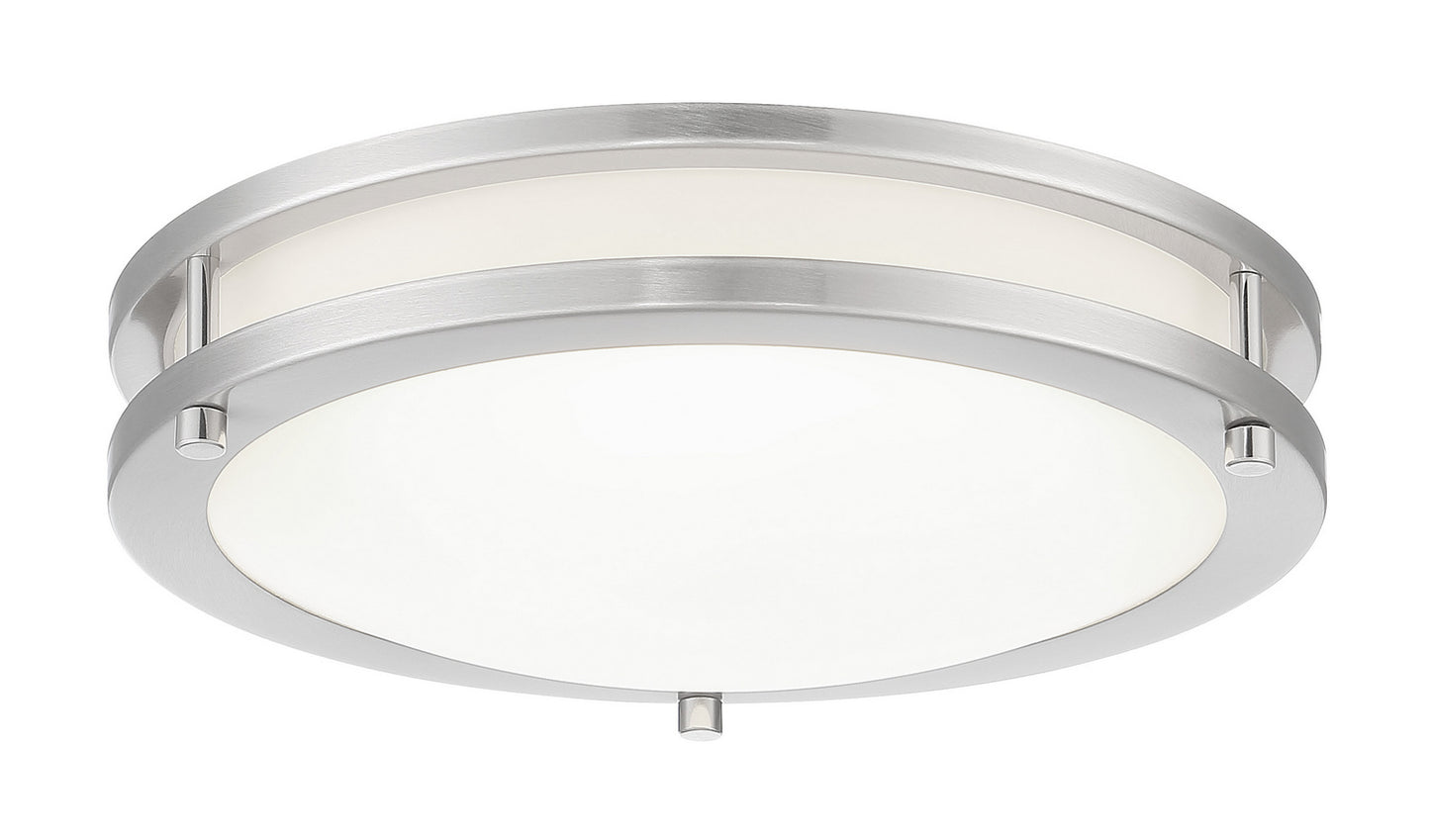 LED Flush Mount in Brushed Nickel