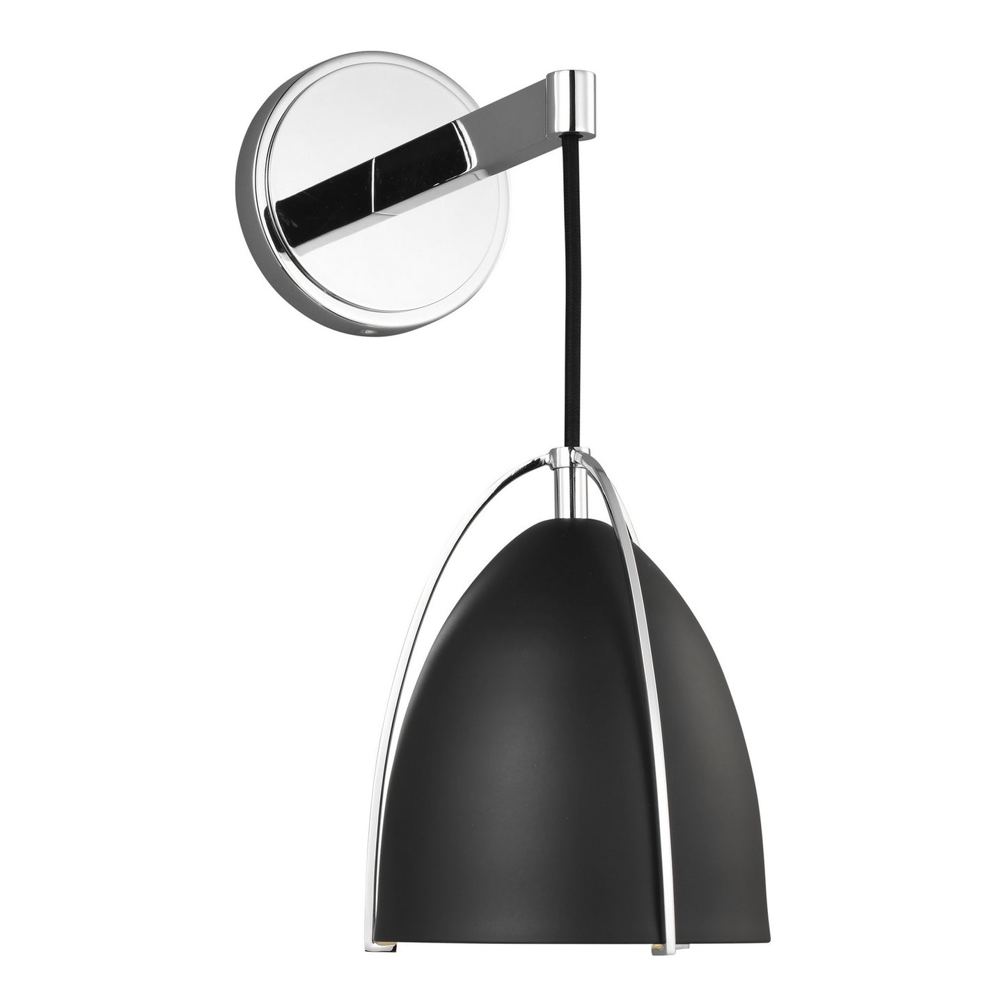 Norman One Light Wall / Bath Sconce in Chrome
