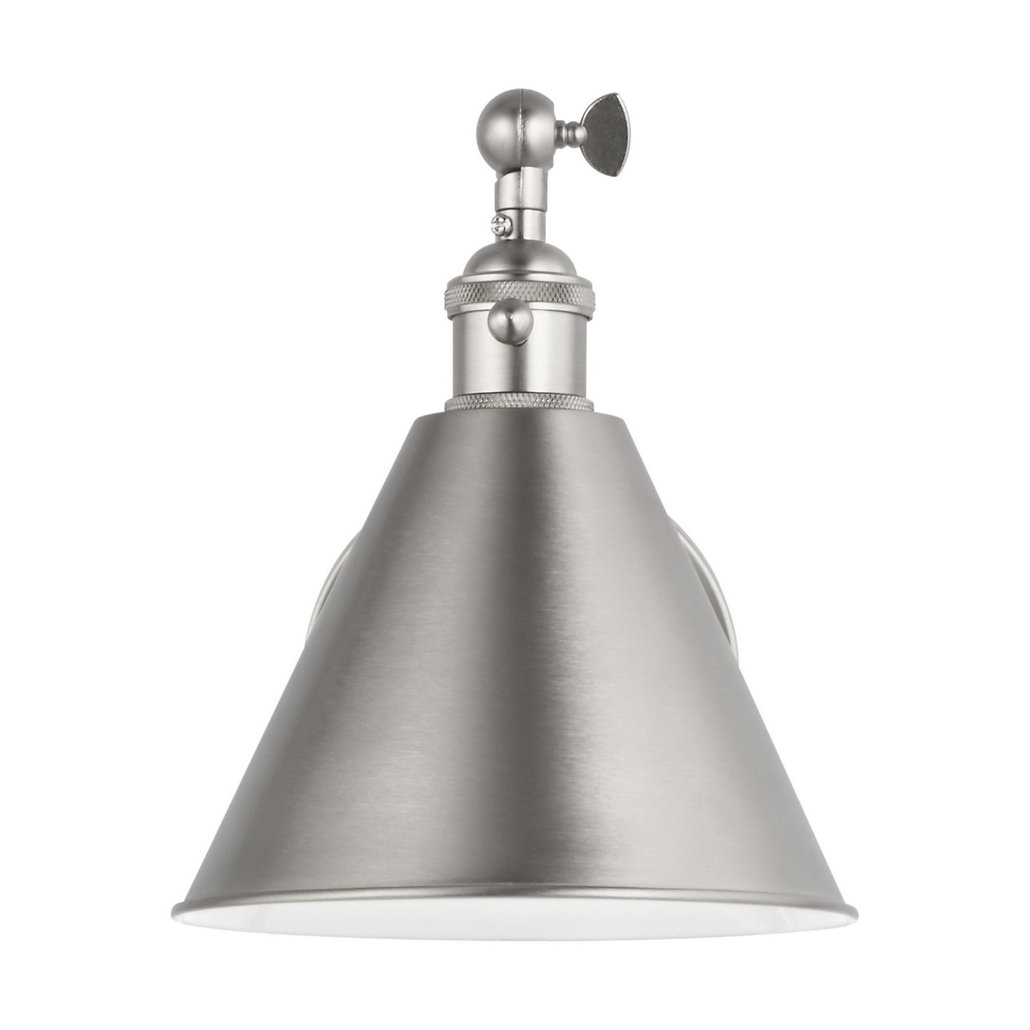 Salem One Light Wall Sconce in Brushed Nickel