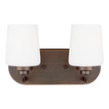 Generation Lighting - 4402802EN3-710 - Two Light Wall / Bath - Windom - Bronze