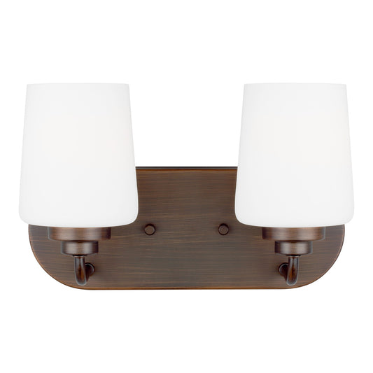 Generation Lighting - 4402802EN3-710 - Two Light Wall / Bath - Windom - Bronze