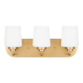 Generation Lighting - 4402803EN3-848 - Three Light Wall / Bath - Windom - Satin Brass