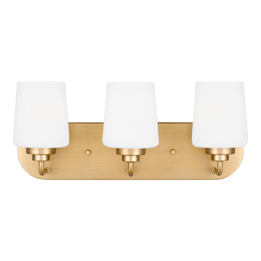 Generation Lighting - 4402803EN3-848 - Three Light Wall / Bath - Windom - Satin Brass