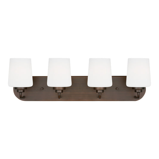 Generation Lighting - 4402804-710 - Four Light Wall / Bath - Windom - Bronze
