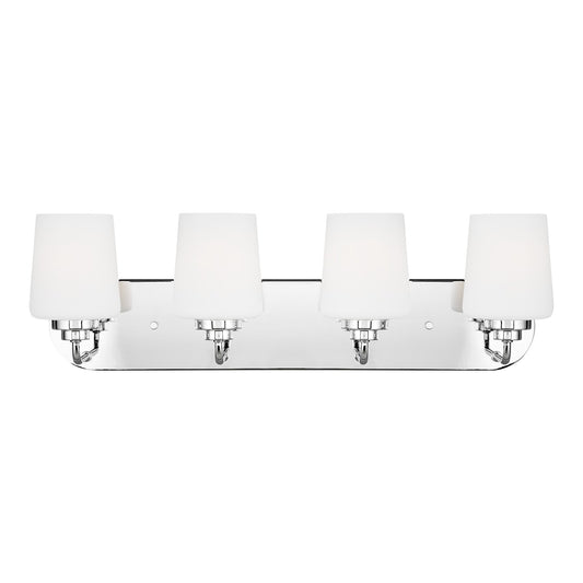 Generation Lighting - 4402804EN3-05 - Four Light Wall / Bath - Windom - Chrome