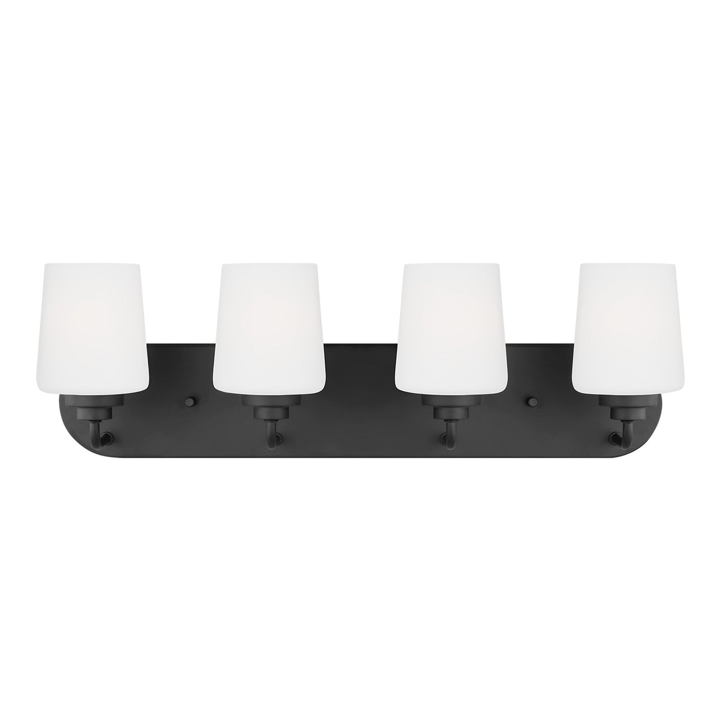 Generation Lighting - 4402804EN3-112 - Four Light Wall / Bath - Windom - Midnight Black
