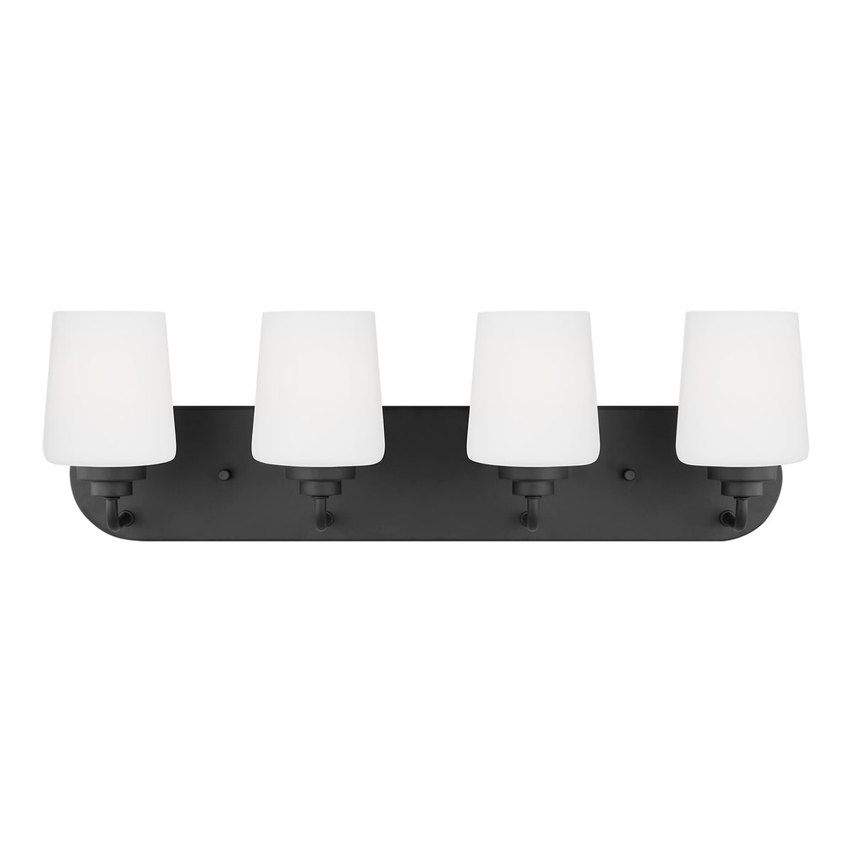 Generation Lighting - 4402804EN3-112 - Four Light Wall / Bath - Windom - Midnight Black
