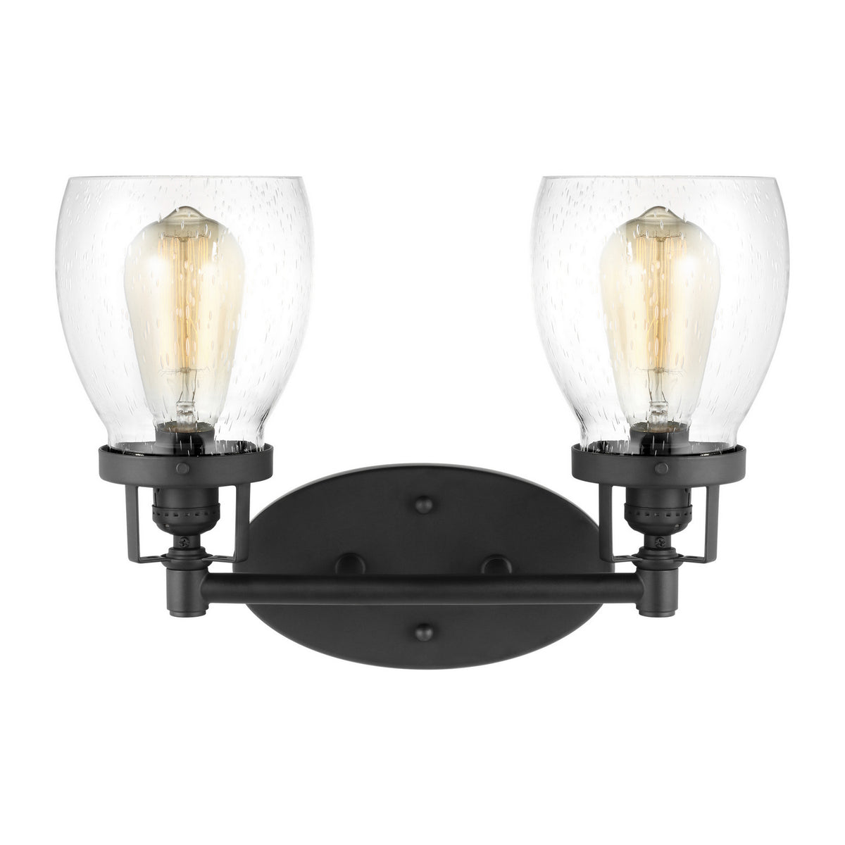 Generation Lighting - 4414502-112 - Two Light Wall / Bath - Belton - Midnight Black